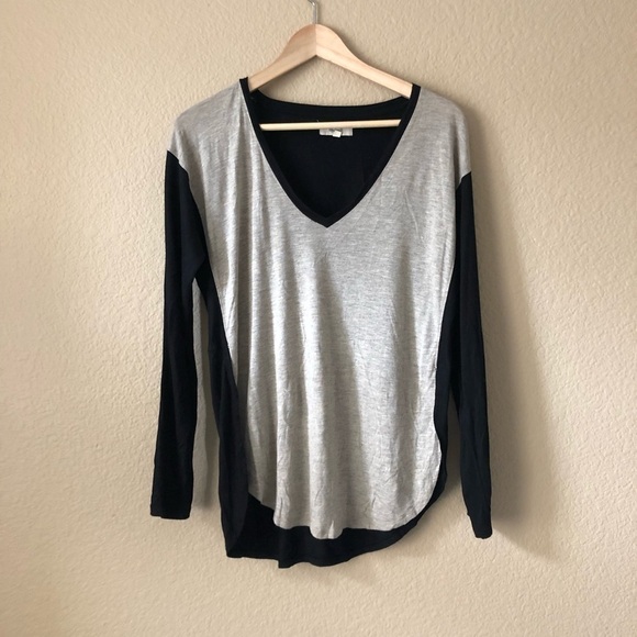 Madewell anthem long sleeve v neck top - Picture 3 of 6